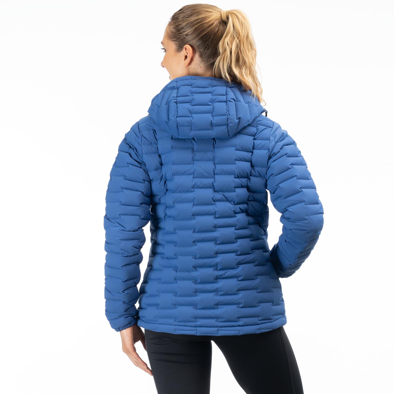 Luna Stretch Daunenjacke mit Kapuze