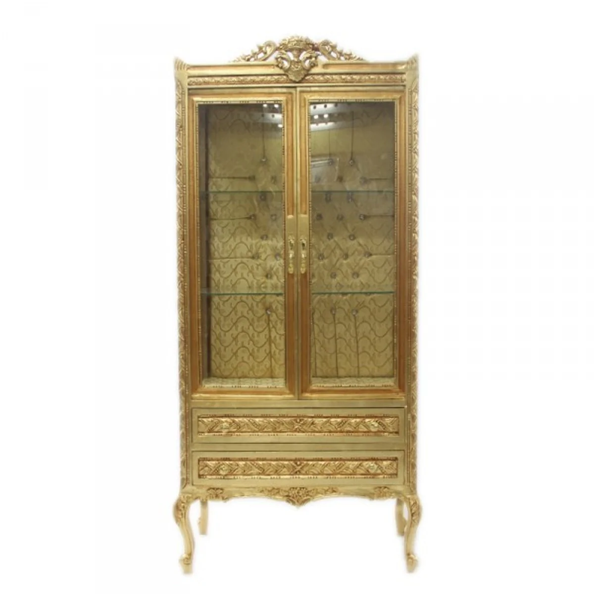 Baroque display cabinet Gold ModF4 - double display cabinet