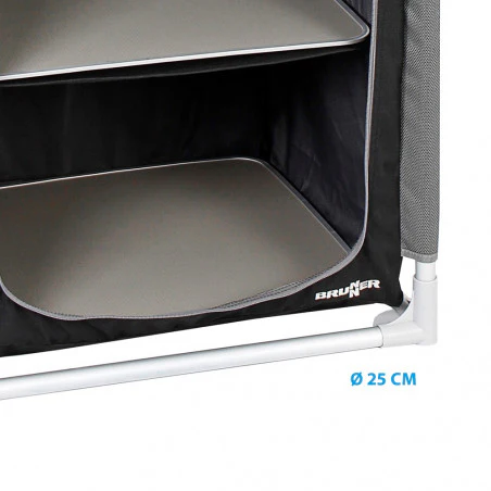 Brunner AZABACHE HS 4 Shelves - Detachable camping cabinet