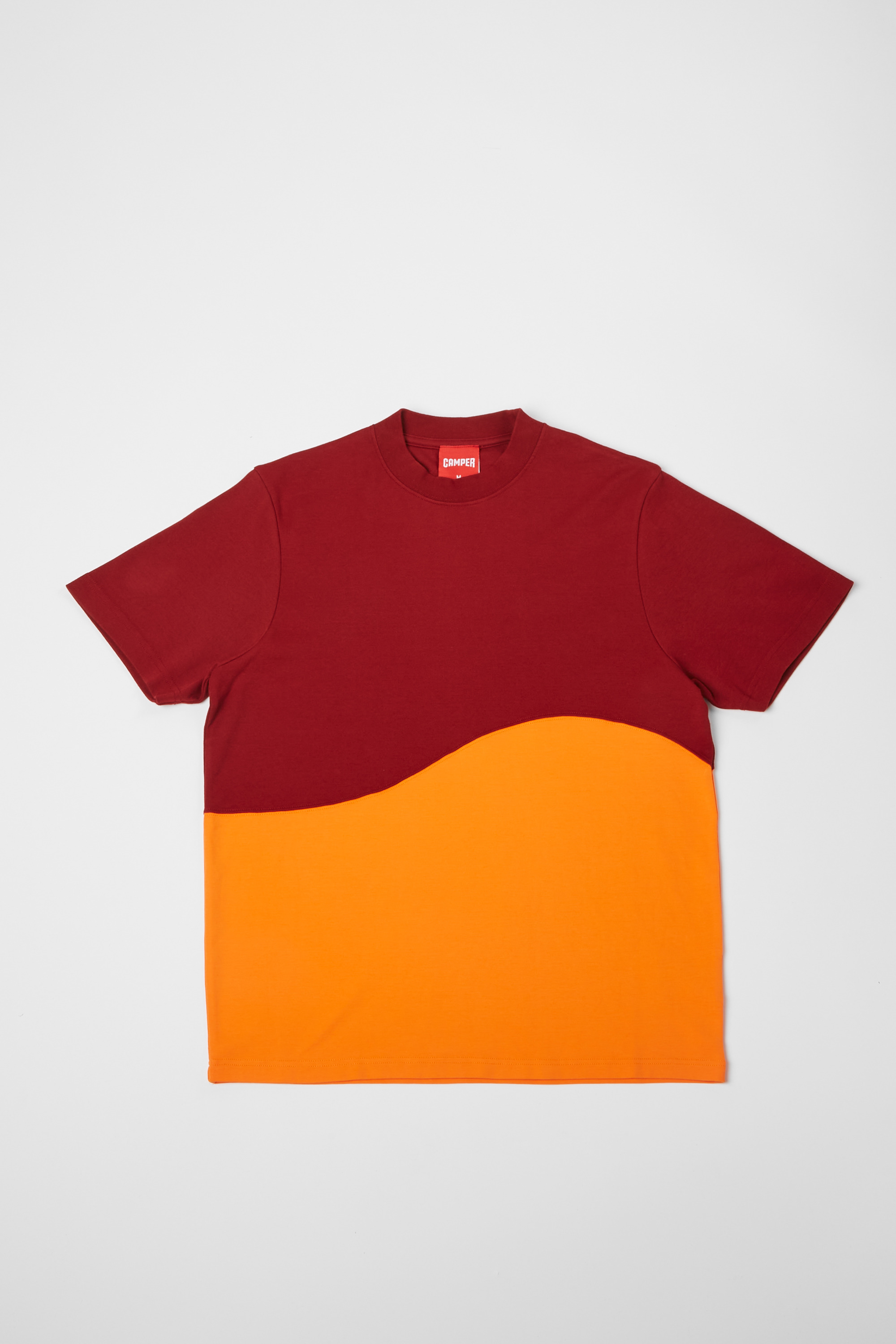T-Shirt - Burgund und orange unisex T-Shirt
