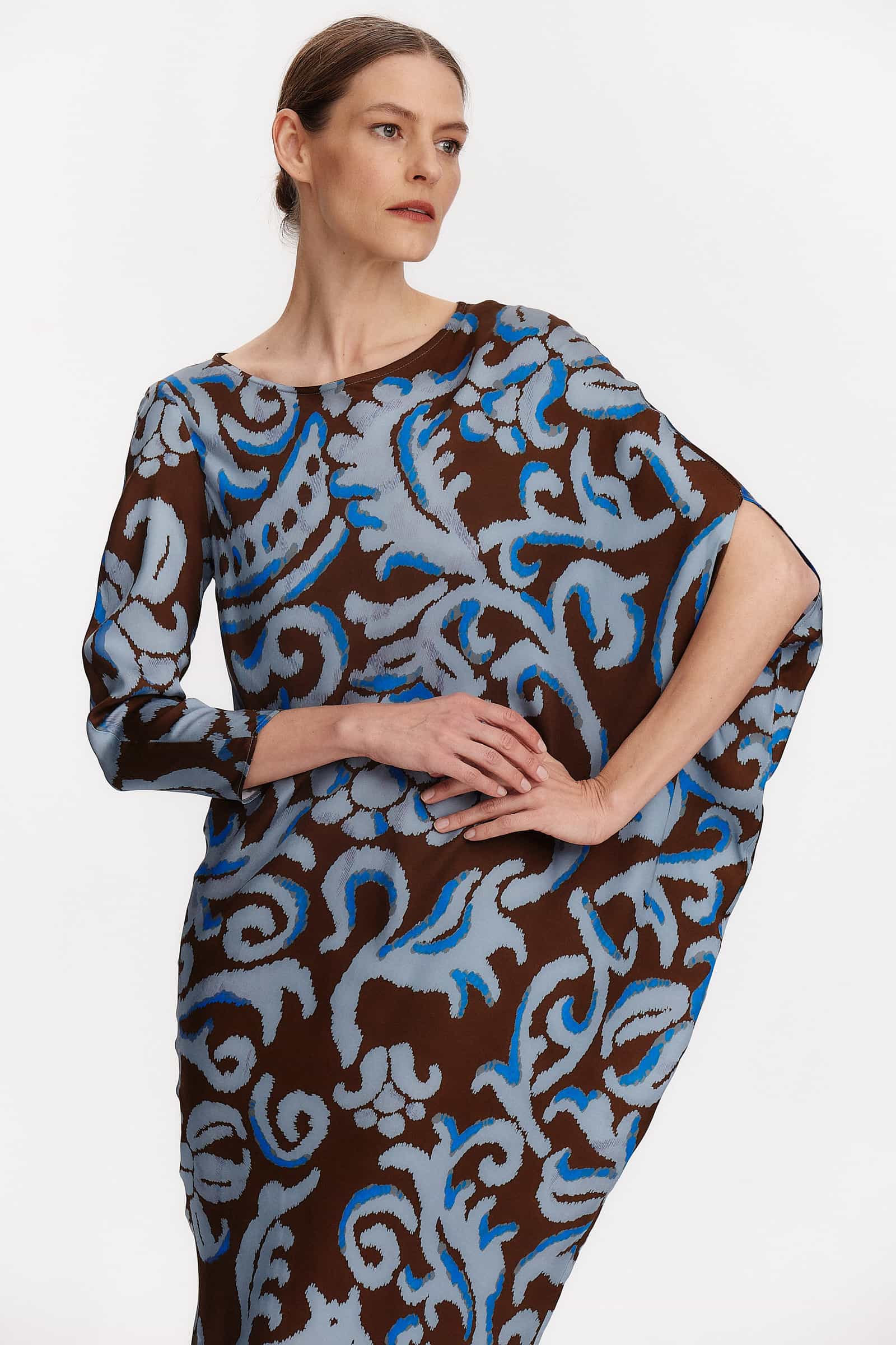 Rivera-Spain Amanda Kleid mit Blumendruck