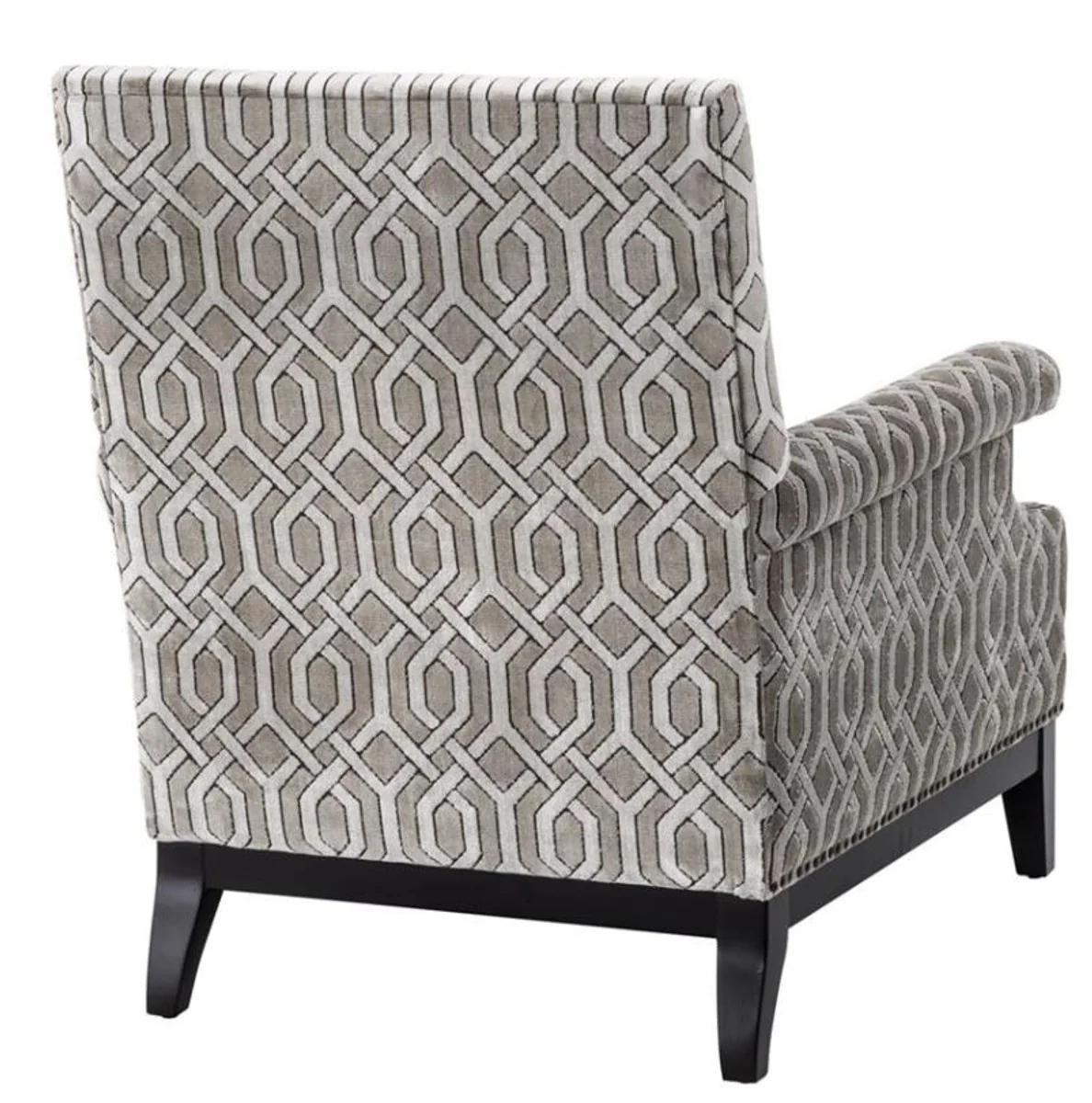 Sessel 75 x 85 x H. 93 cm - Luxus Wohnzimmer Sessel