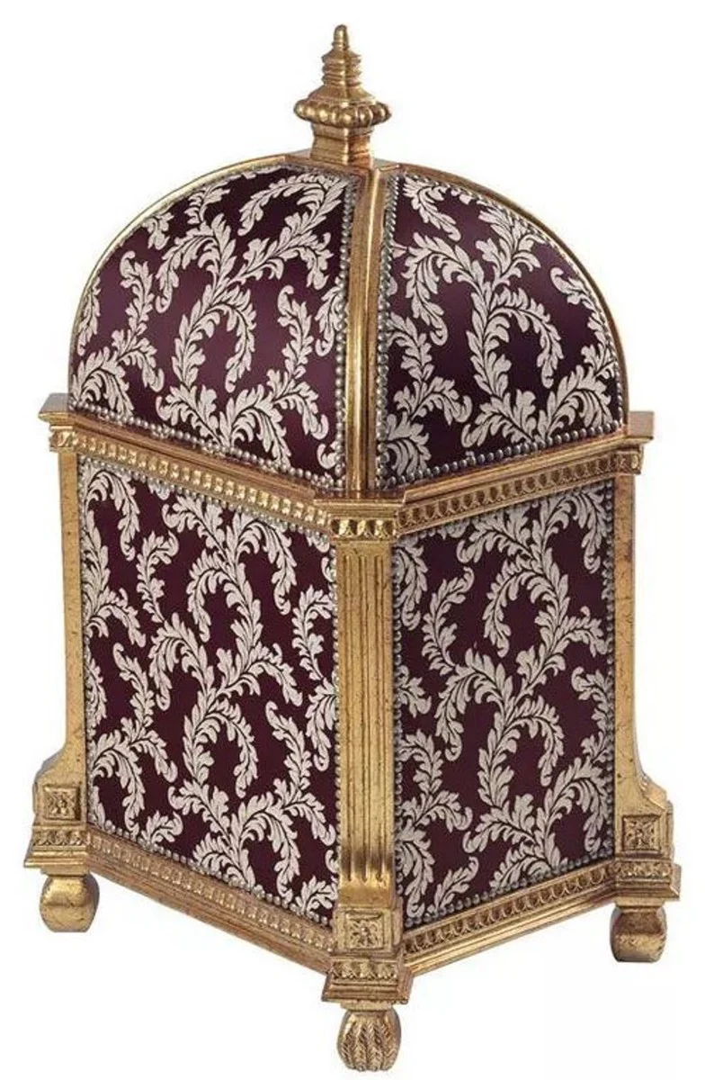 Baroque cat house purple / gold H. 94 cm - Baroque animal furniture