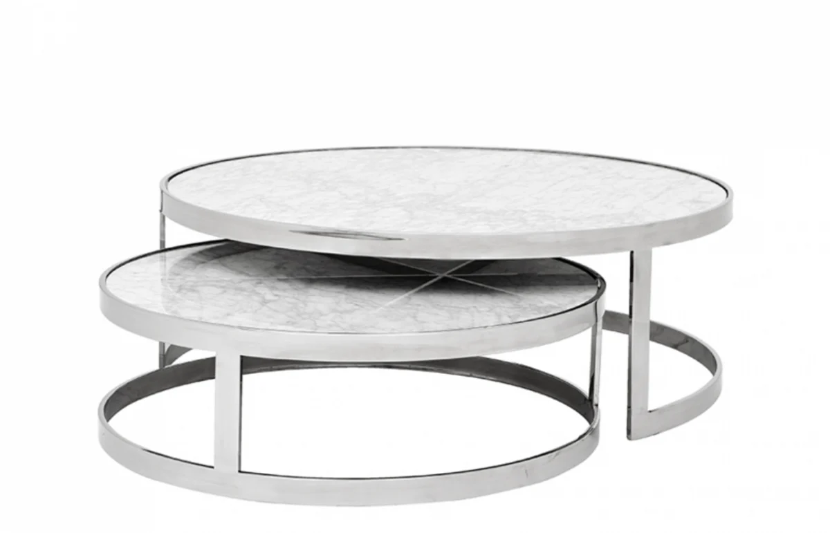 Luxury Art Deco Designer Coffee Table Set of 2 - Living Room Salon Table - Limited Edition