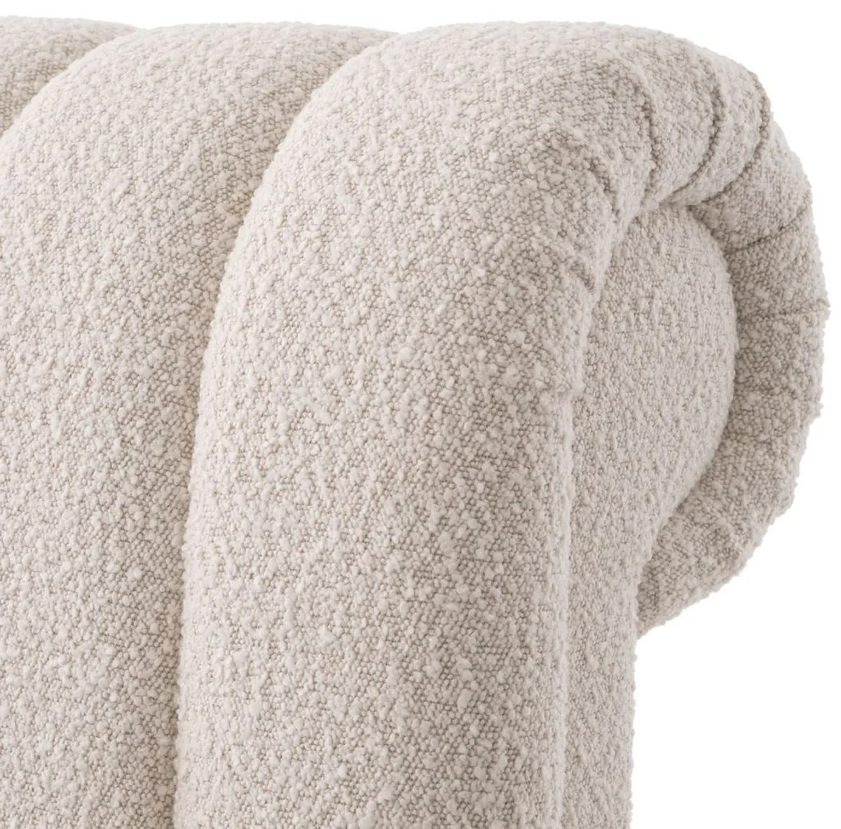 Luxury double bed cream 210 x 266 x H. 155 cm - solid wood bed with headboard - bedroom furniture - hotel furniture - luxury furniture - luxury furnishings