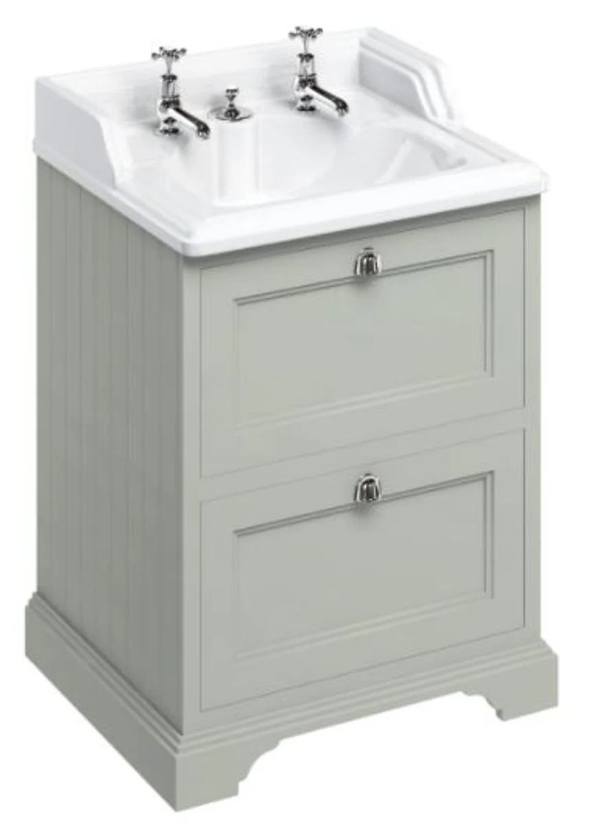 Ceramic wash cabinet with 2 drawers - luxury washbasin