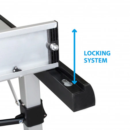 Brunner TITANIUM QUADRA 6 NG- Mesa can be stored rectangular 146 x 70 cm.