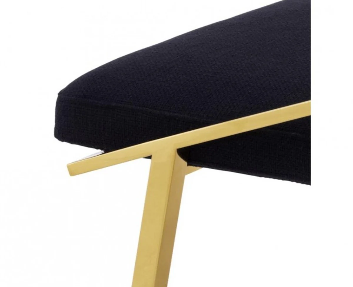 Luxury Designer Chair Black Gold - Luxury Collection