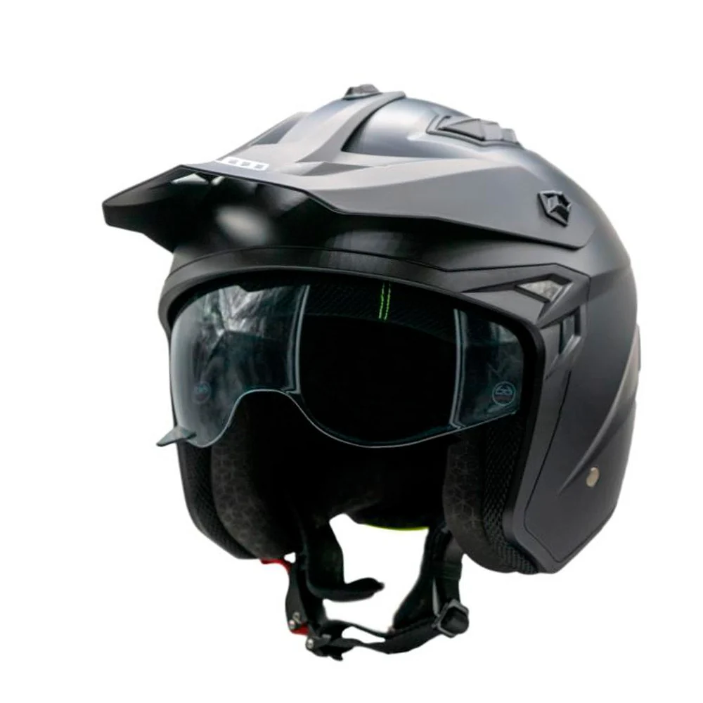 CASCO TRIAL UNIK PLUTON DV MONOCOLOR - NEGRO MATE