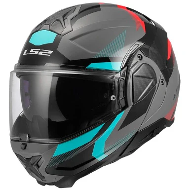 CASCO LS2 FF910 ADVANT II TRIPLE GRIS / AZUL / ROJO