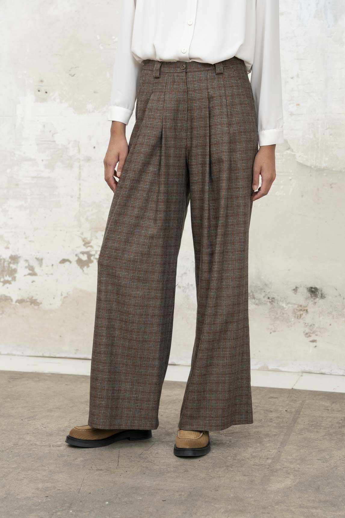 Rivera-Spanien Aretha braun karierte Hose