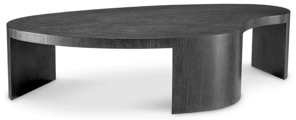 Luxury coffee table black gray 150 x 86 x H. 35 cm - Luxury living room table - Living room furniture - Hotel furniture - Luxury quality