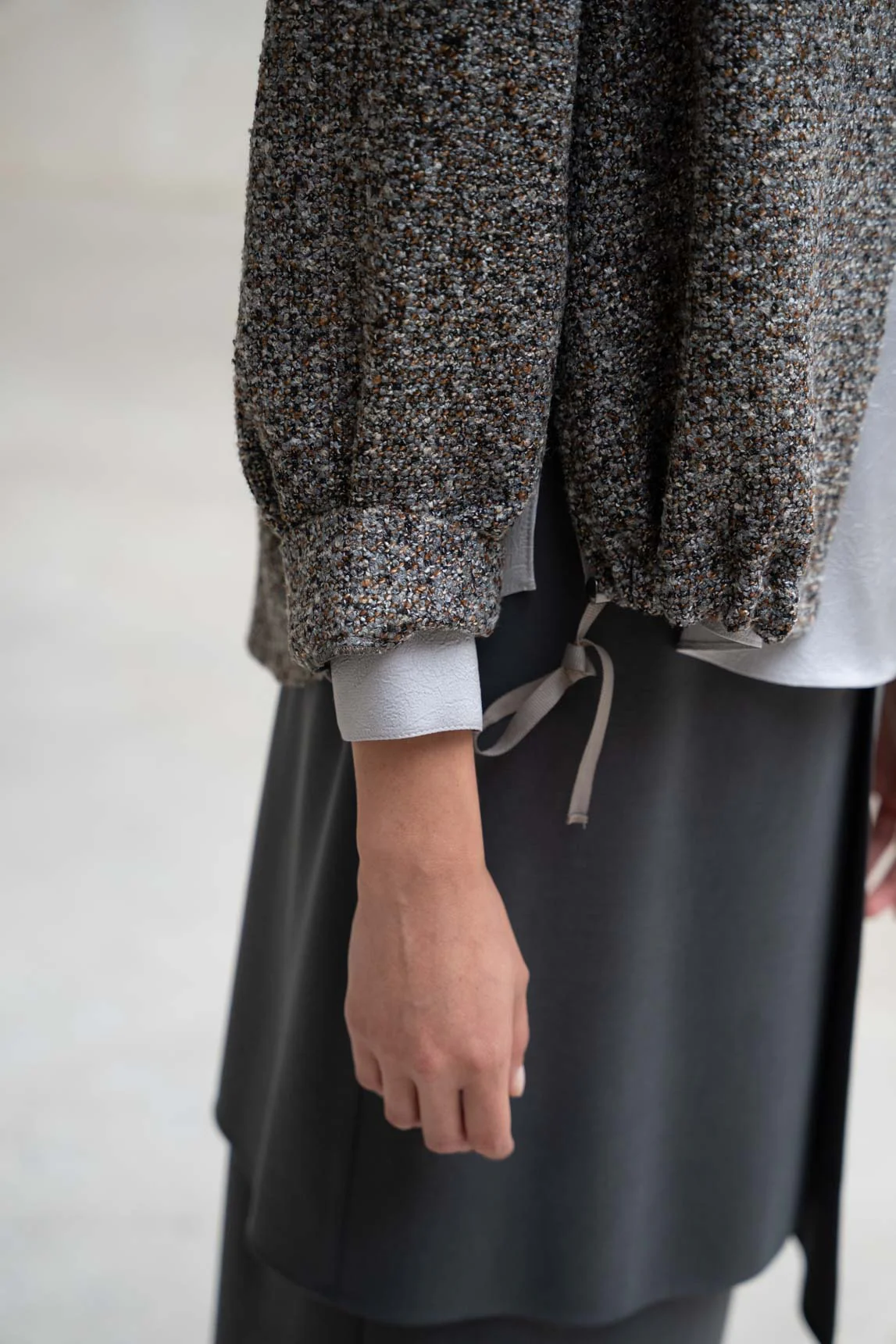 Rivera-Spanien Novara Jacke grau meliert