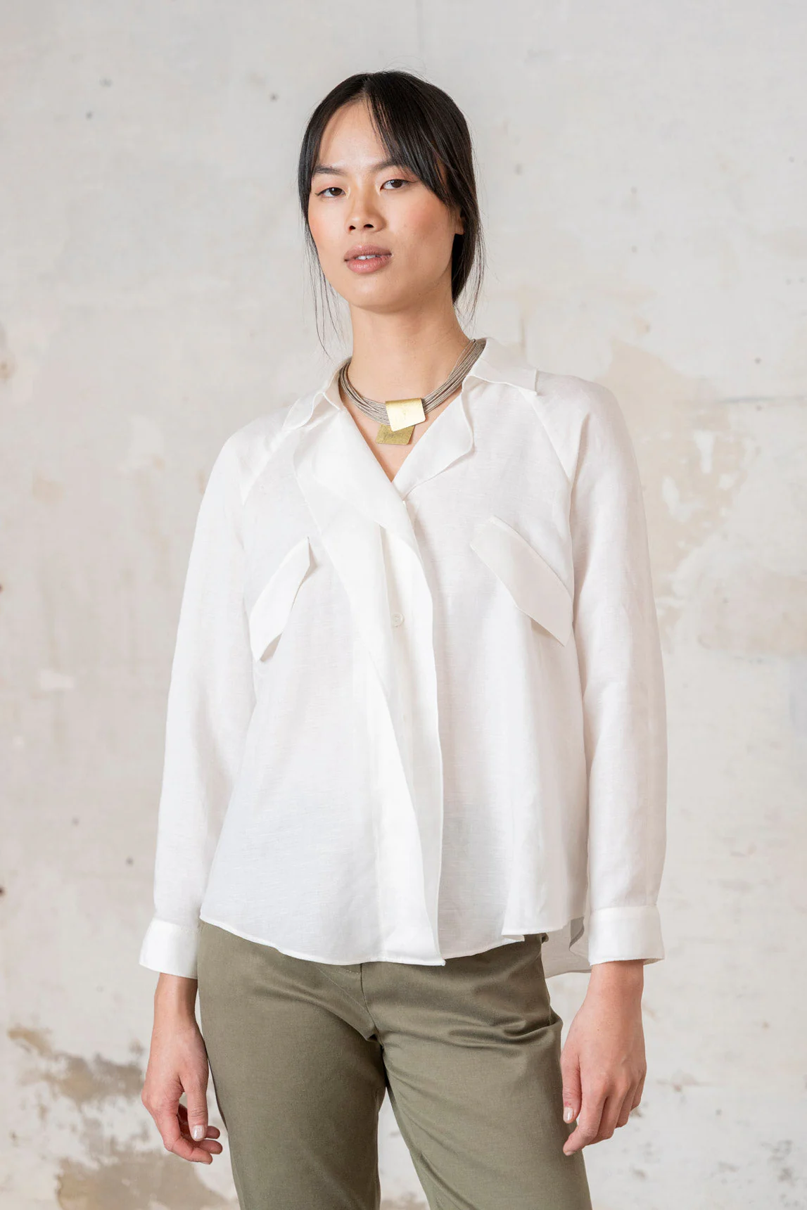 Rivera-Spanien Camisa Alatri weiß