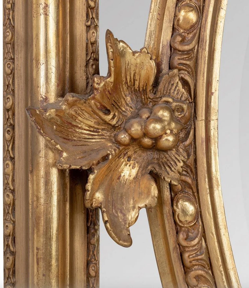 Baroque mirror gold 90 x H 120 cm - wall mirror antique style living room furniture