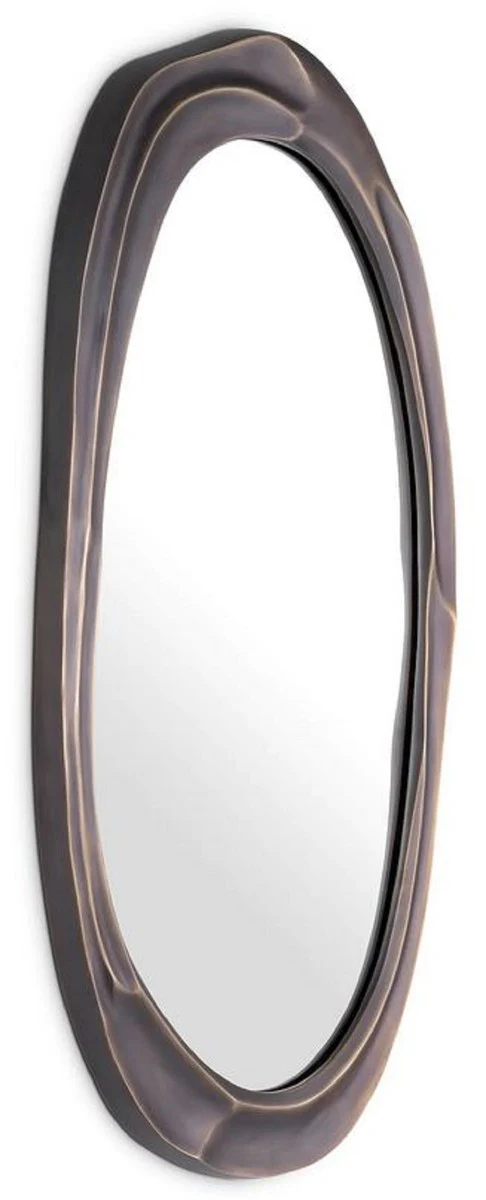 Luxury wall mirror bronze 54 x 4 x H. 107 cm - aluminum living room mirror - bedroom mirror - cloakroom mirror - luxury furniture - luxury interior