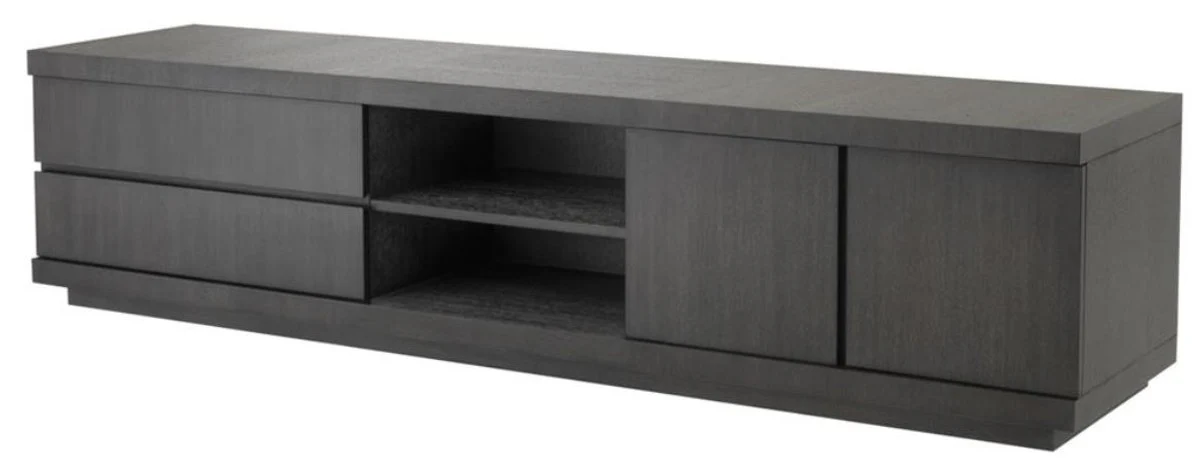 Luxury TV cabinet anthracite 220 x 52.5 x H. 53 cm - Luxury Collection
