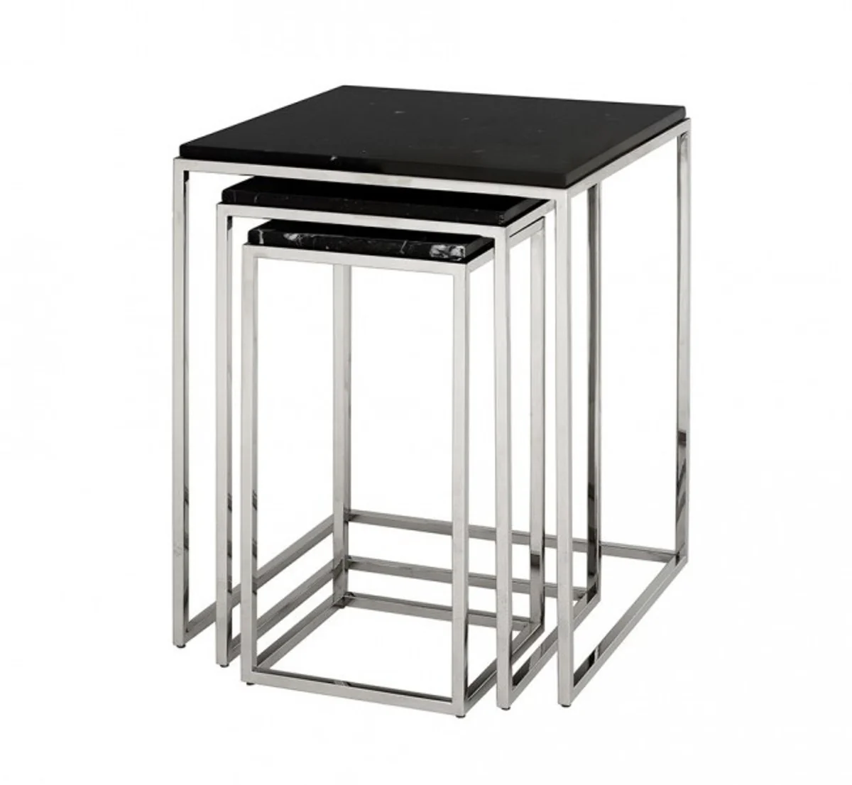 Luxury Art Deco Designer Side Table Set of 3 - Luxury Side Table Set