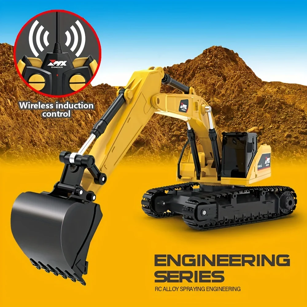 Ferngesteuerter Bagger: Simulatives Elektrotechnikfahrzeug – perfektes Ausgrabungsspielzeug für Jungen und Kinder!