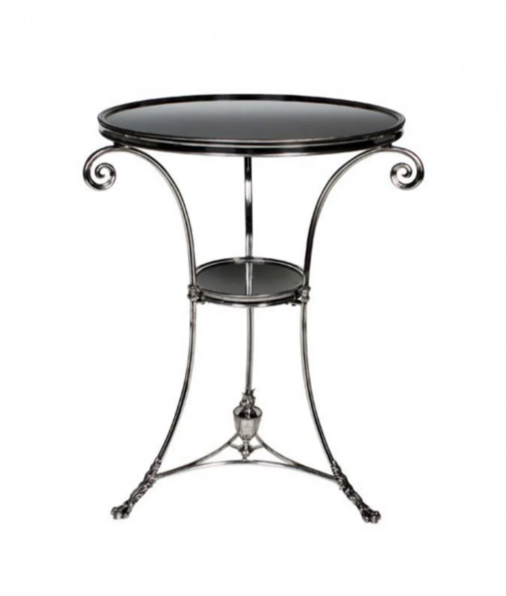 Luxury Art Deco Designer Side Table Antique Silver - Luxury Side Table