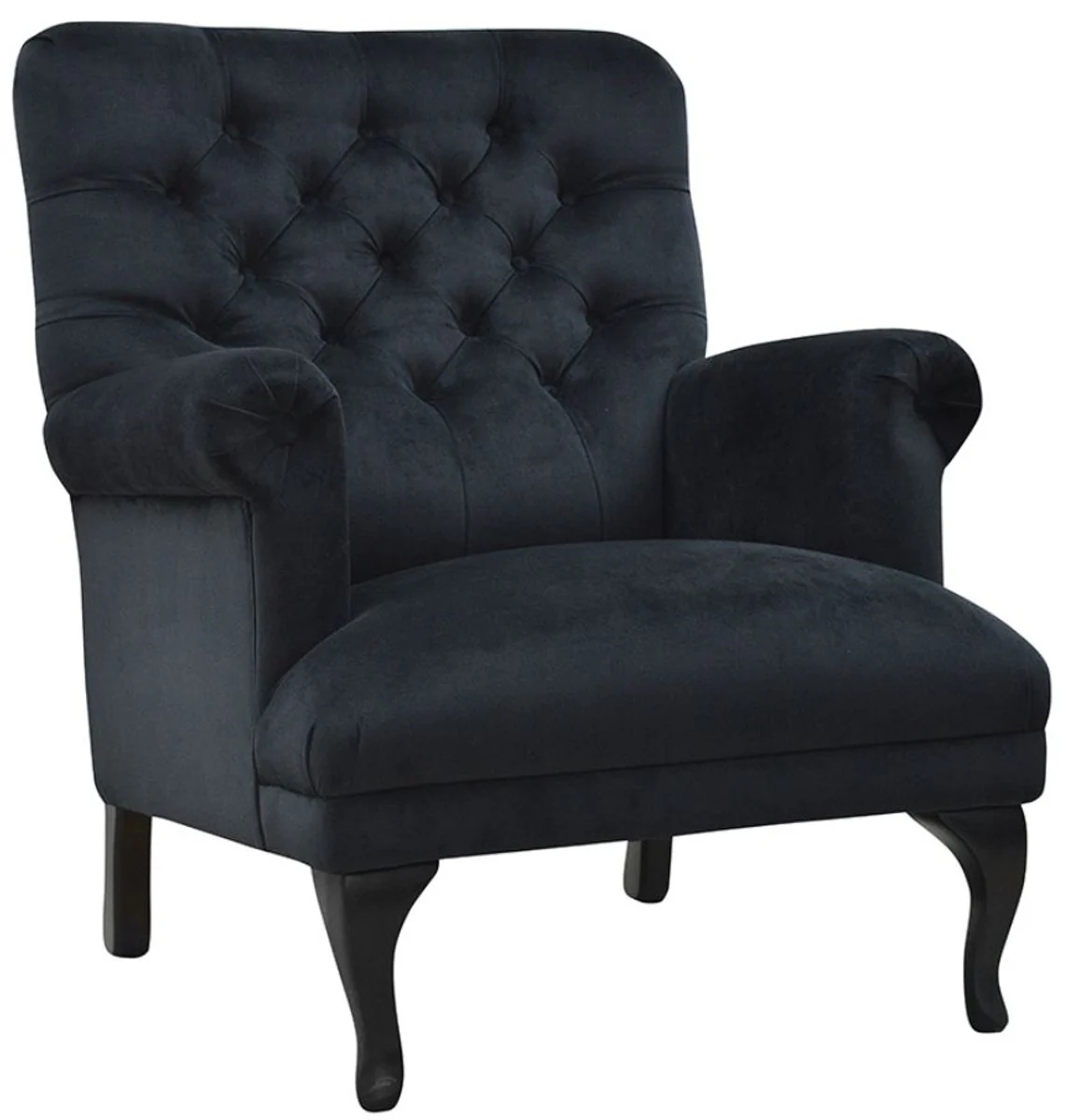 Luxury Chesterfield velvet armchair 82 x 75 x H. 93 cm - Various colors - Chesterfield living room furniture