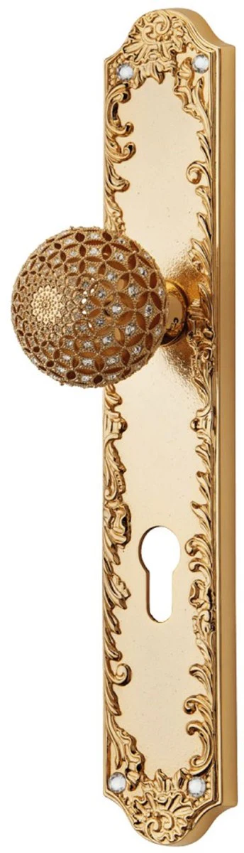 Baroque Türknouf Set with Swarovski crystal glass H. 30 cm - Made in Italy