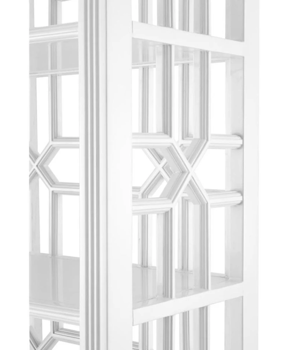 Designer mahogany shelf cabinet piano white - luxury quality