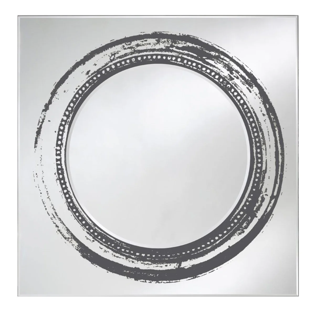 Luxury mirror black 107 x H. 107 cm - designer wall mirror