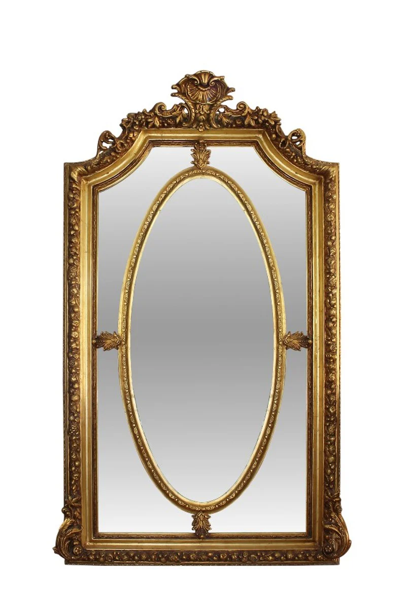 Mirror gold 115 x H. 215 cm - Baroque living room mirror