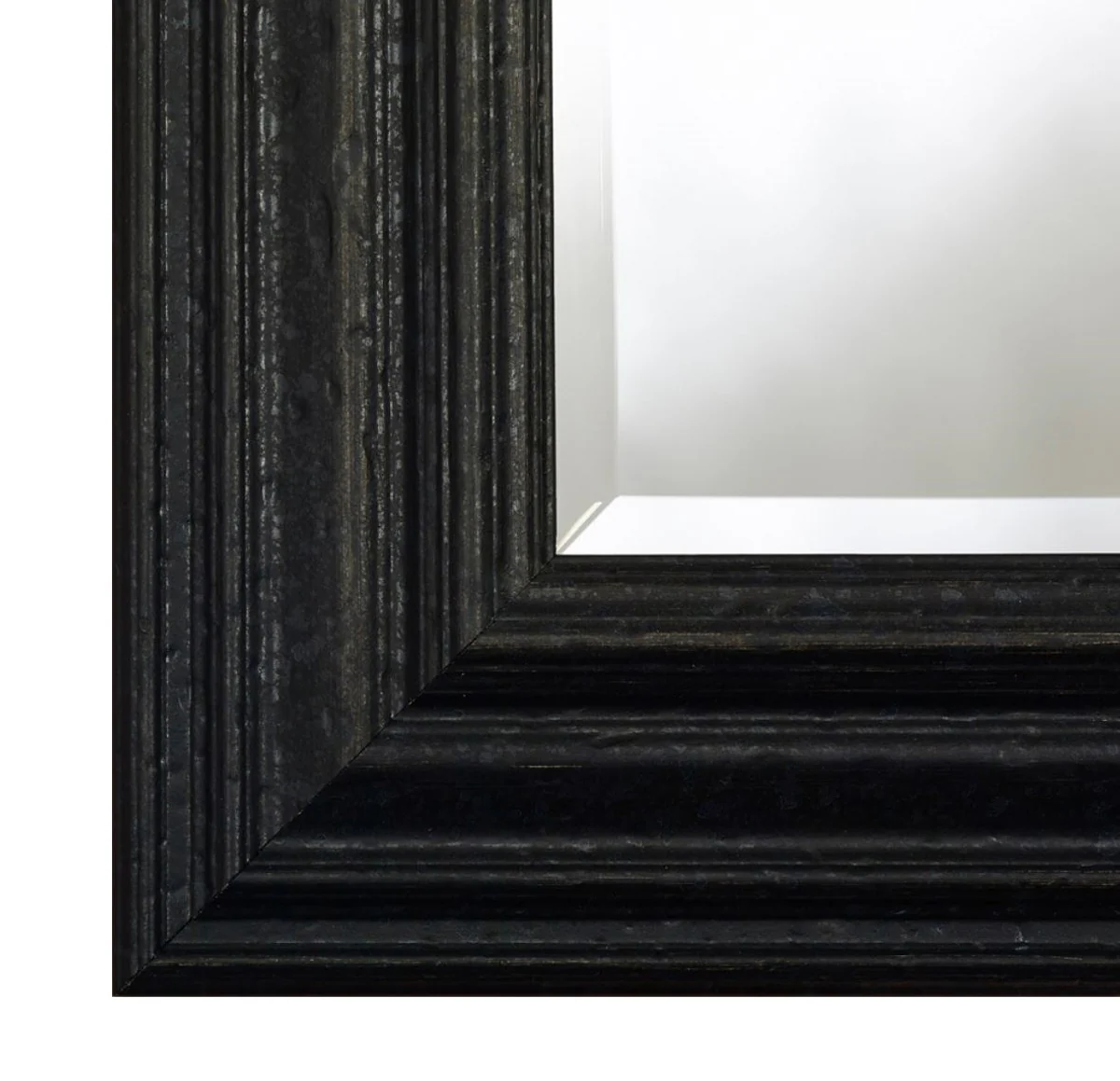 Baroque wall mirror black 93 x H. 122 cm - Baroque style living room furniture