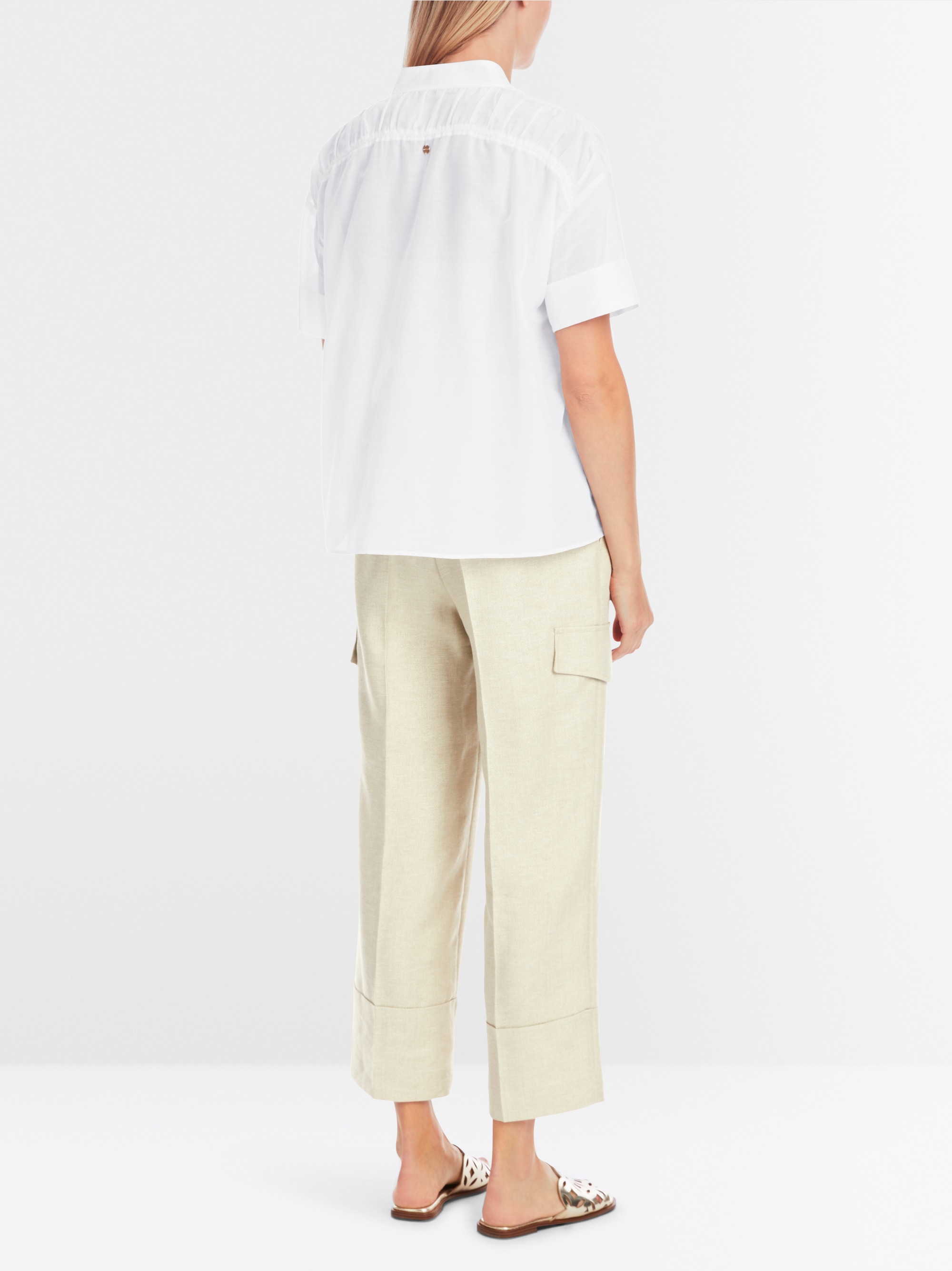 Halbtransparente Smockbluse von Marc-Cain