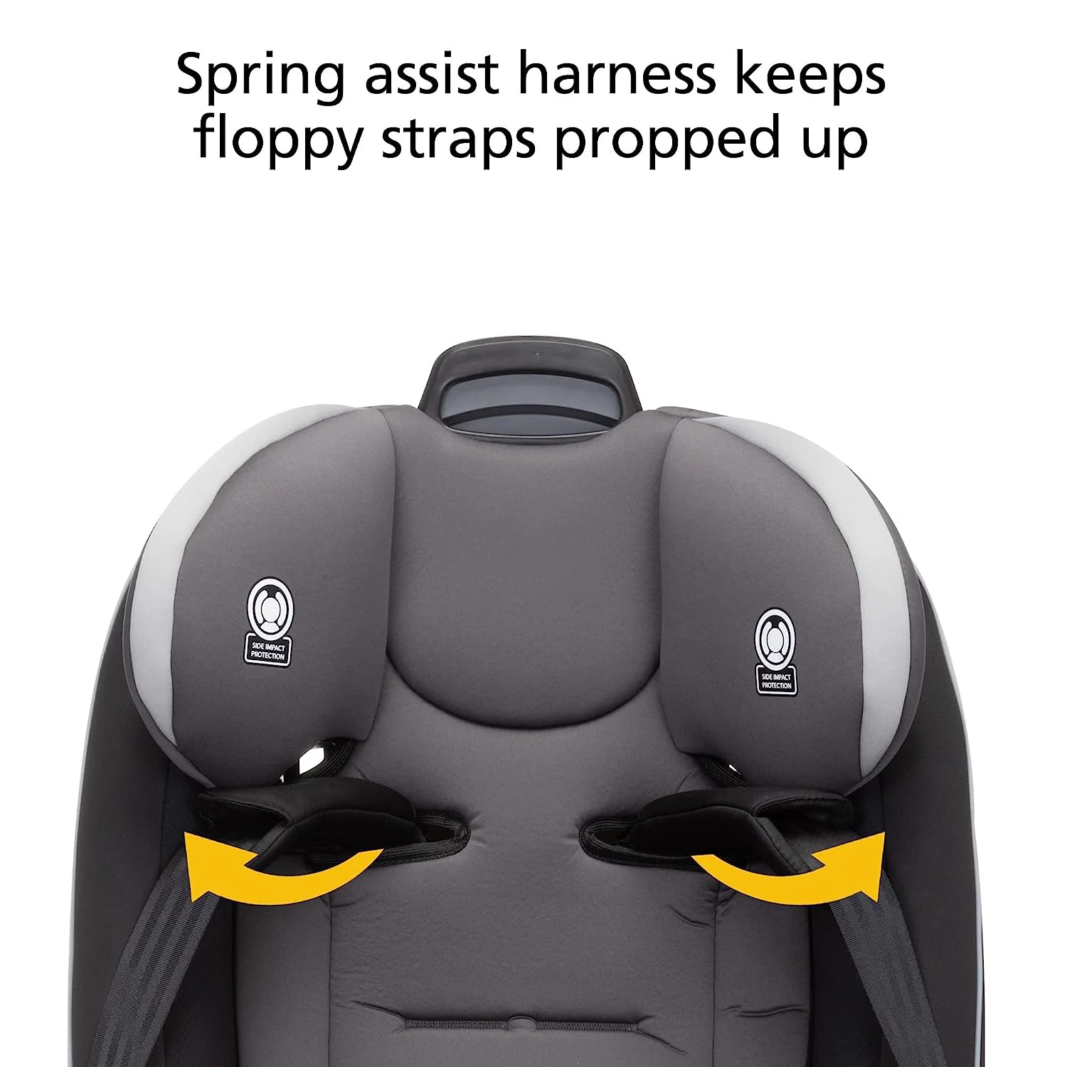 Safety 1st Grow and Go All-in-One Cabrio-Autositz, rückwärtsgerichtet 5–40 Pfund, vorwärtsgerichtet 22–65 Pfund und Gurtpositionierungsverstärker 40–100 Pfund, Carbon Wave