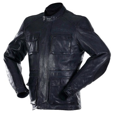 CHAQUETA PIEL ÜBERLAP MAVERICK - AZUL MEDIANOCHE
