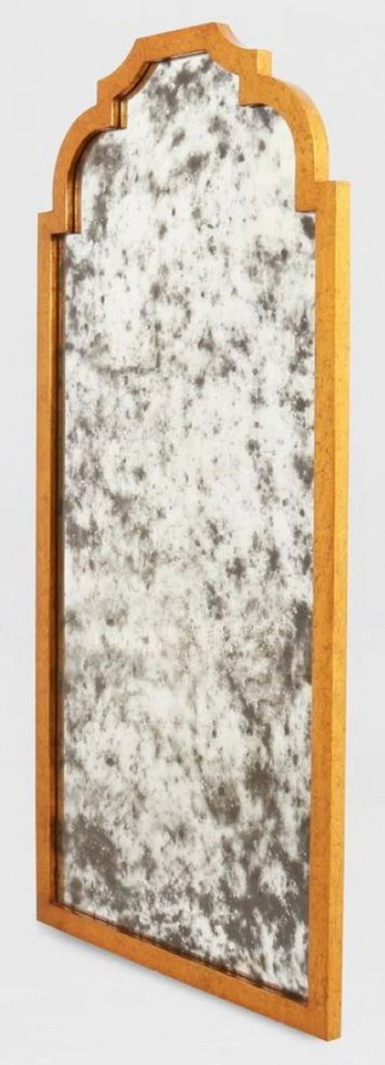 Barock Wandspiegel Gold 70 x 3 x H. 145 cm - Eleganter Barock Spiegel mit antikem Spiegelglas - Barock Möbel