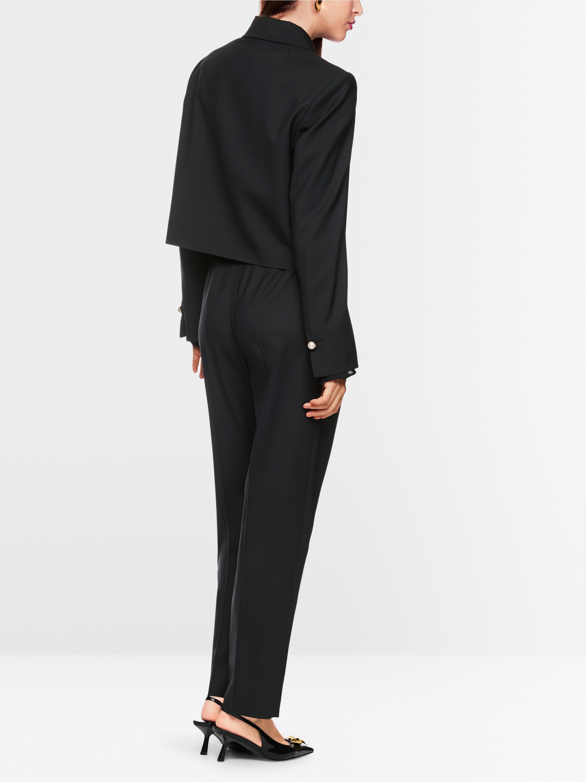 Marc-Cain Elegante Jacke mit Perlenknöpfen