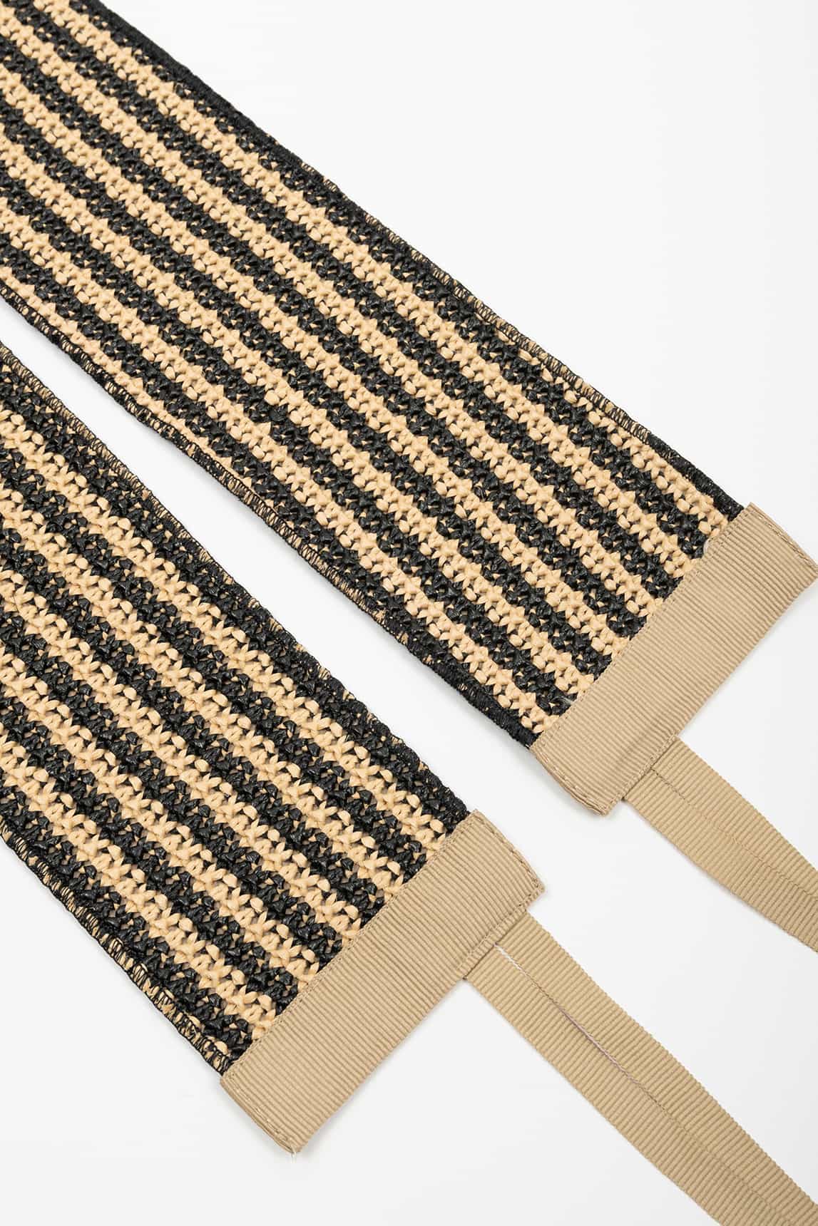 Rivera-Spain Schwarz-beiger Pula-Kummerbund