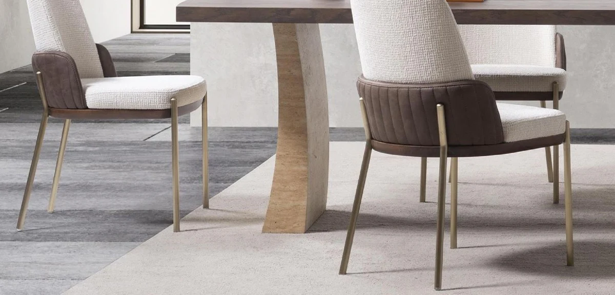 Luxury dining room set - 1 luxury dining table and 6 luxury dining room chairs