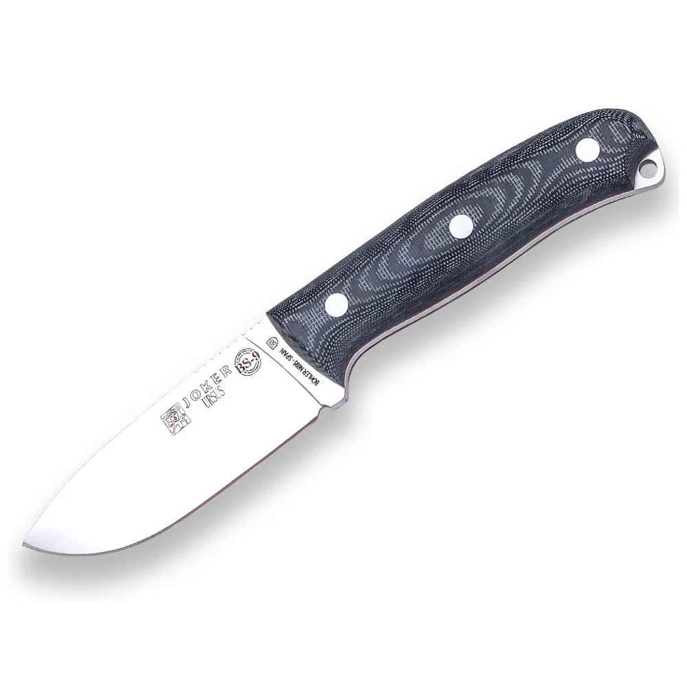 Joker BS9 Ursus Canvas Micarta - Cuchillo de supervivencia y buschcraft