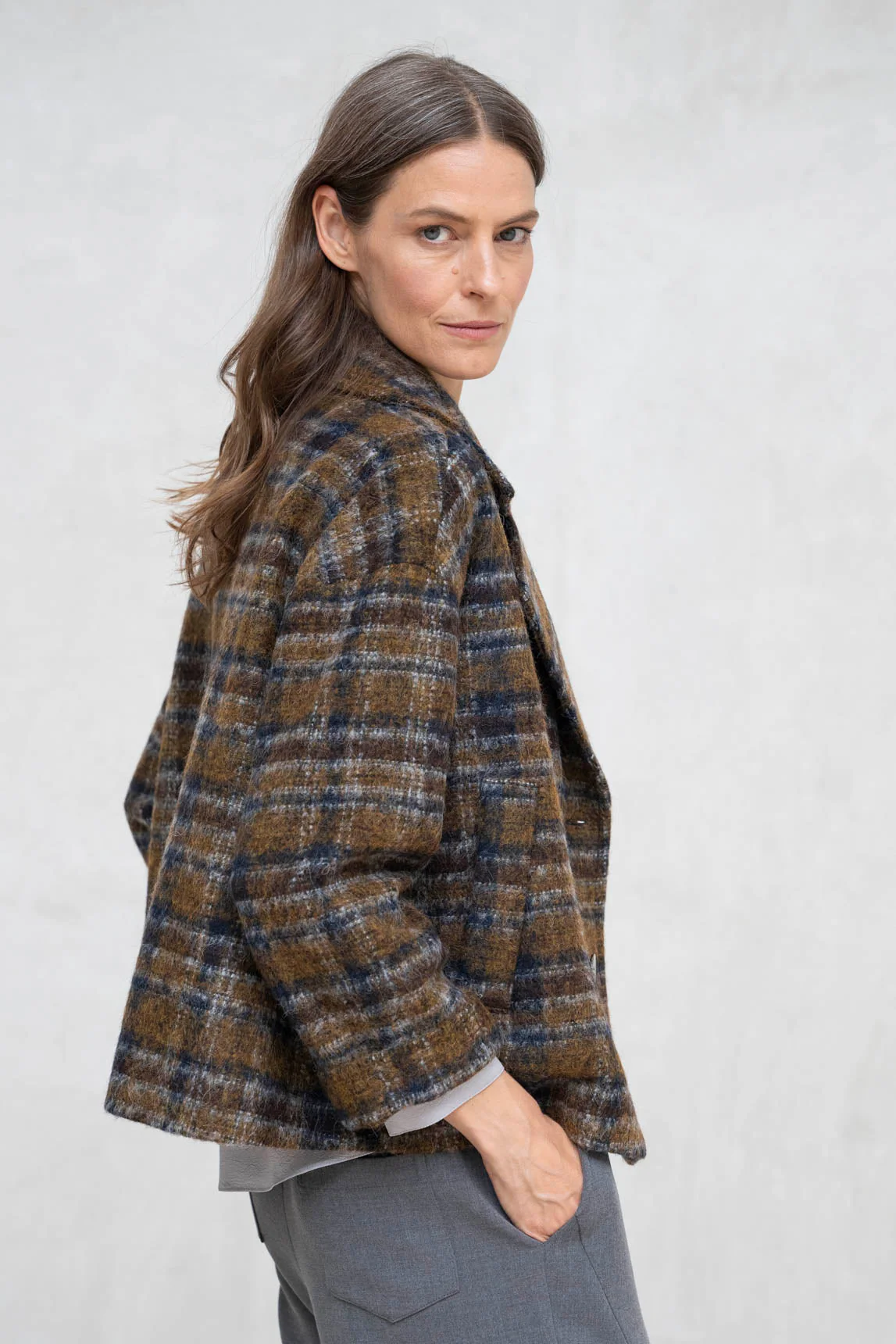 Rivera-Spain Gelgo karierte Jacke