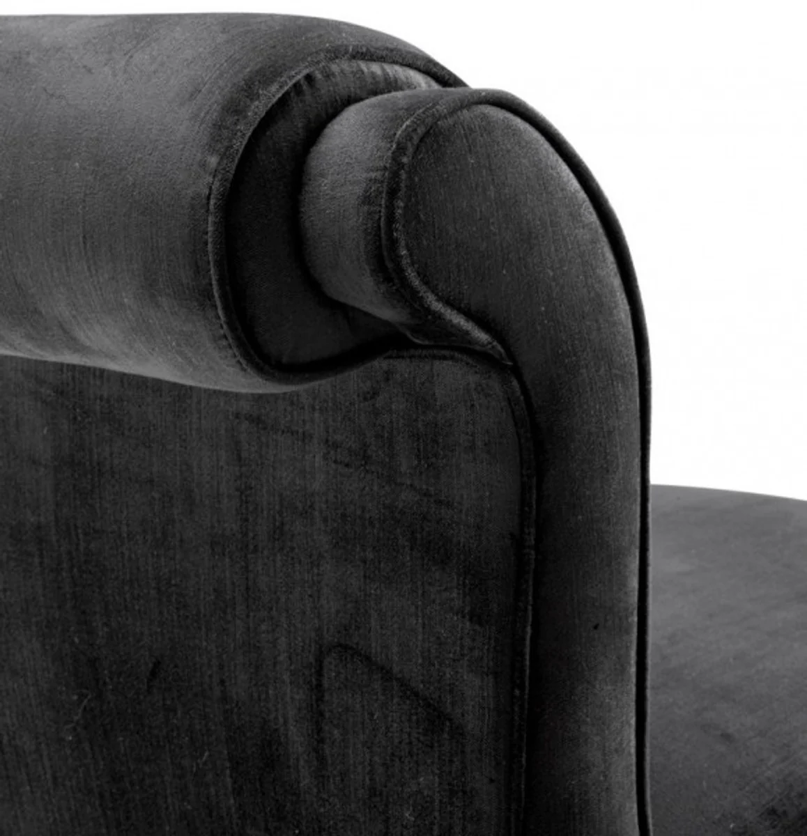 Luxus Belle Epoche Sessel Schwarz - Jugendstil Art Deco - Luxury Collection