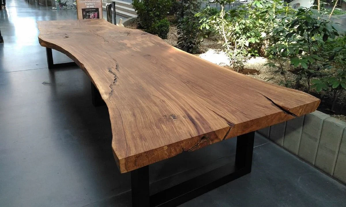 Luxury conference table brown / black 460 cm