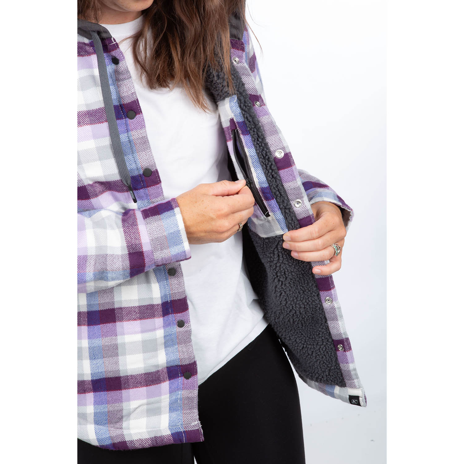 Big Sky Fleece Lineed Flannel Hoodie