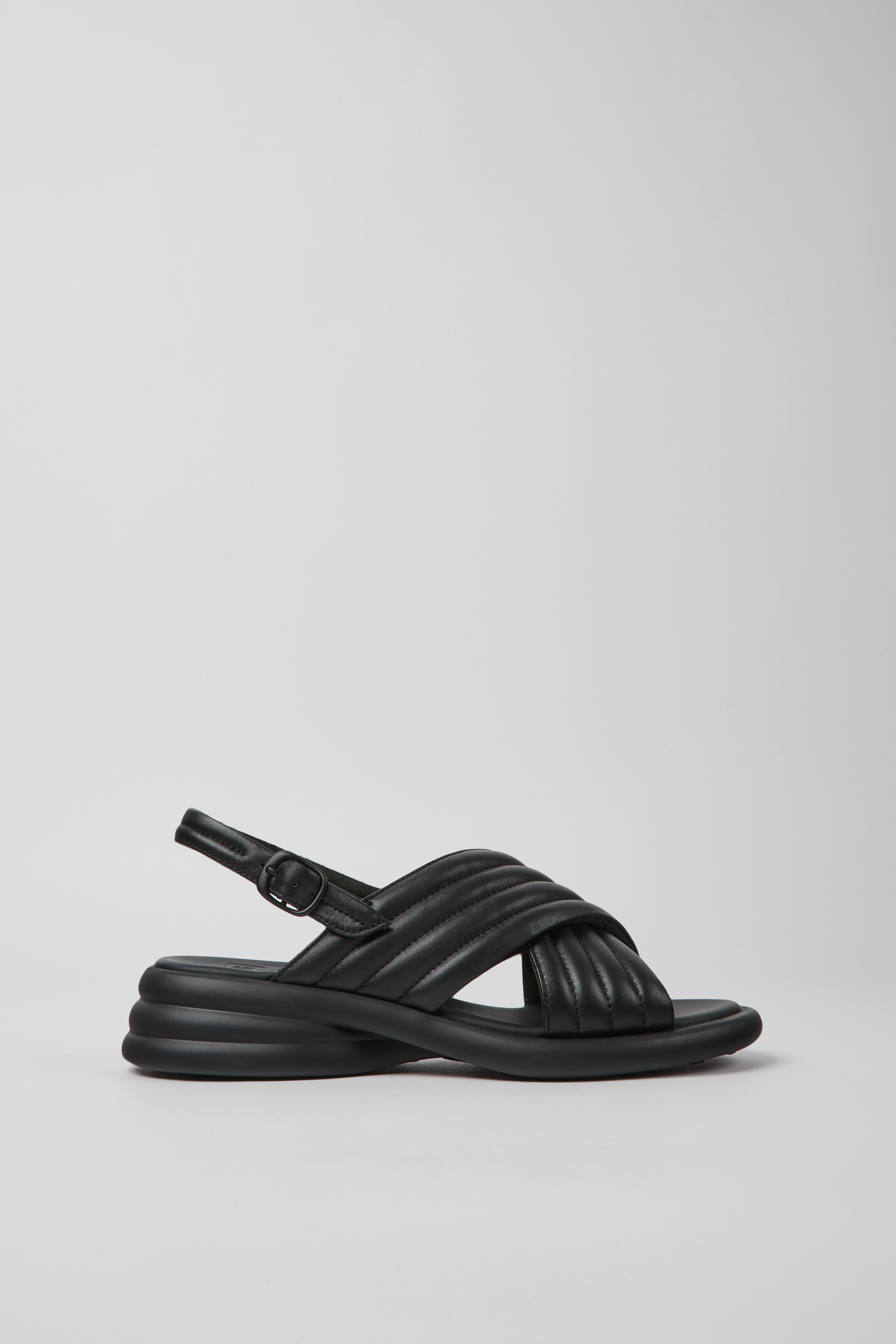Spiro - Schwarze Leder Sandalen für Damen