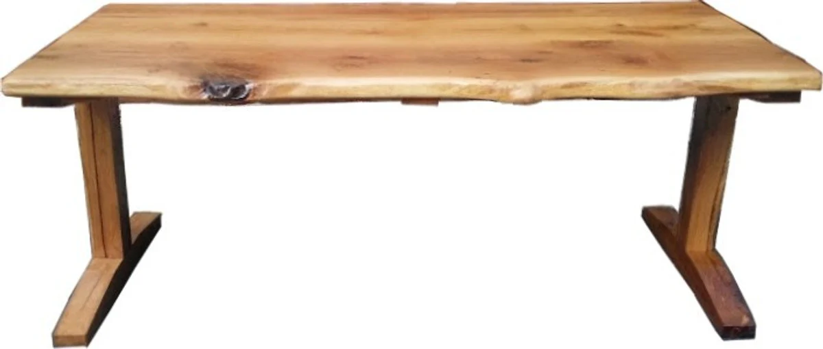 Vintage Rustic Solid Oak Dining Table 200 Mod TR4 - Country house style table made of solid oak wood