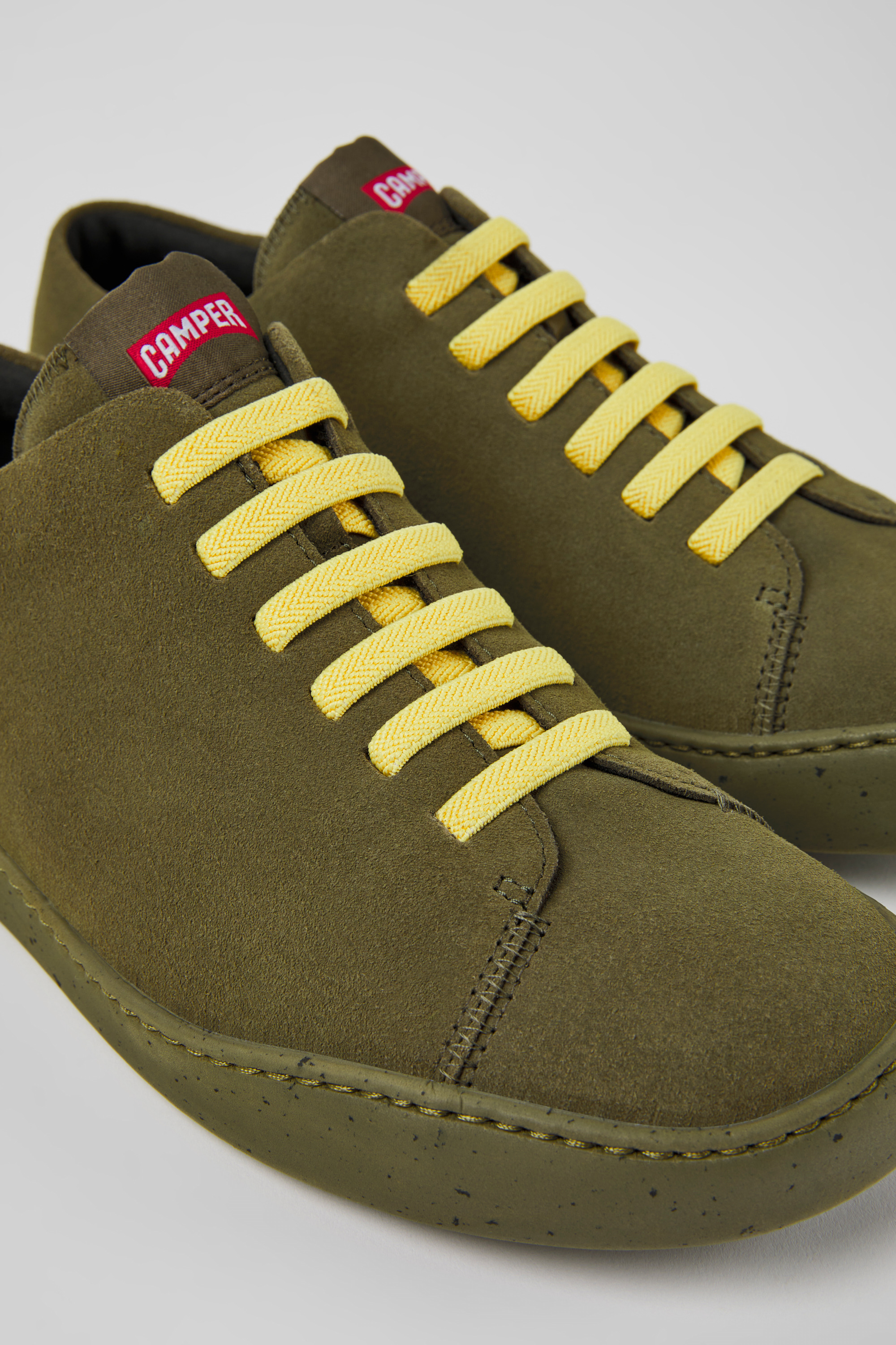 Peu Touring - Grüne Nubuck Turnschuhe für Herren