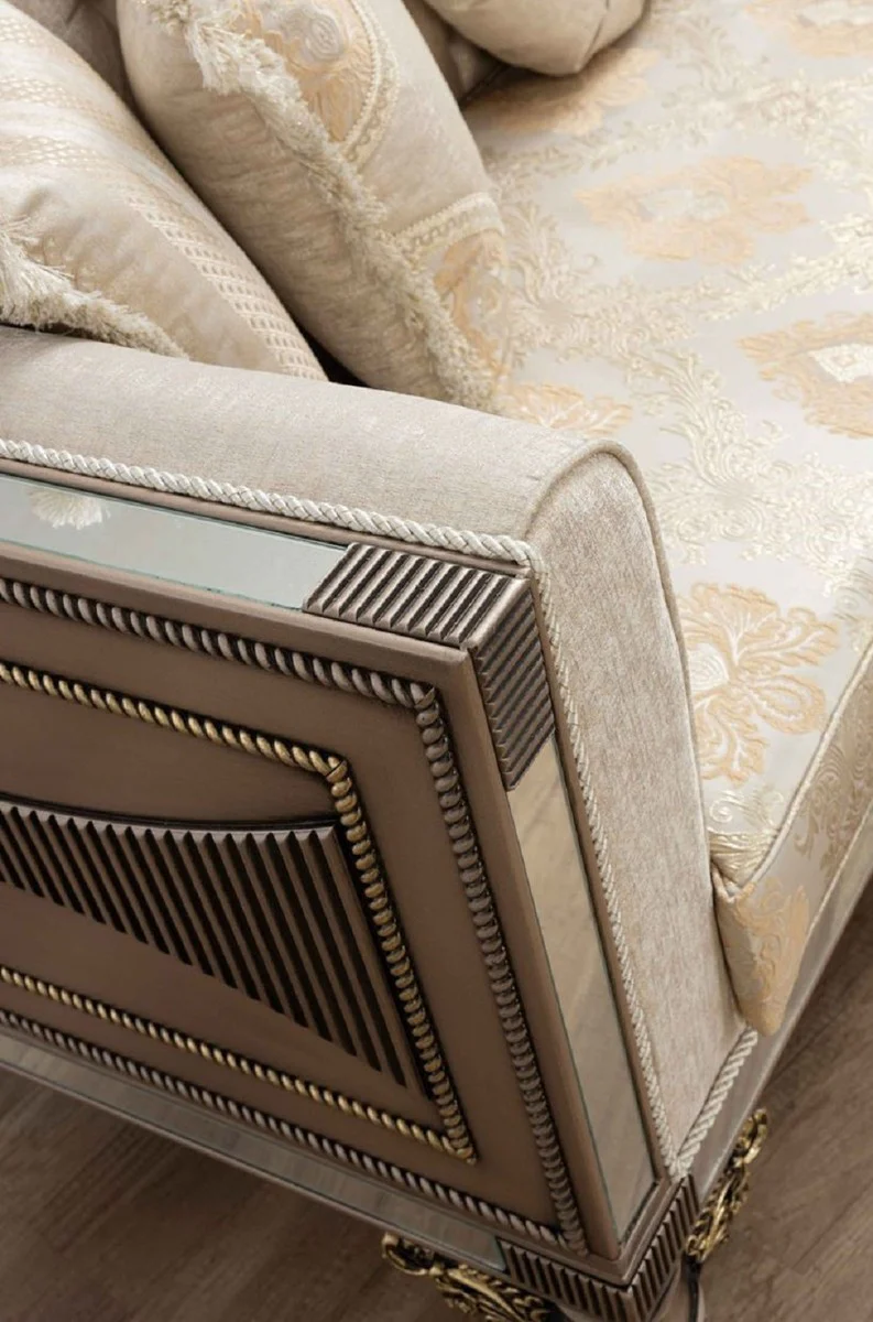 Luxury Baroque Sofa - Handmade Living Room Sofa in Baroque Style - Baroque Living Room & Hotel Furniture - Noble & Magnificent