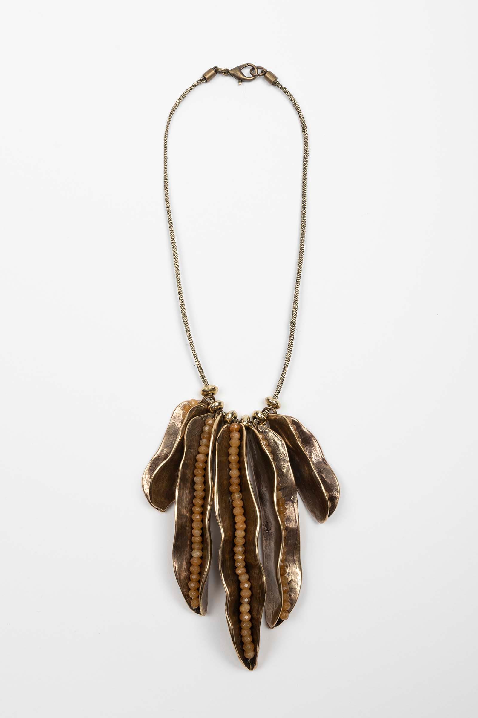 Rivera-Spanien Orange Amorgos Halskette