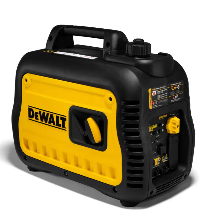 DEWALT Ultra Quiet 2200-Watt Recoil-Start Gas-Powered Inverter Generator mit Autodrossel & CO-PROTECT Technologie, 50-ST