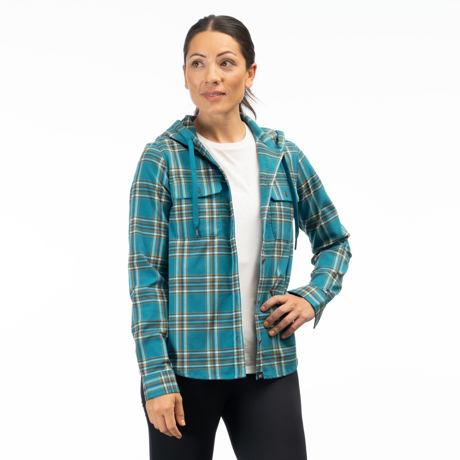 Ginny Mountain Midweight Stretch Flannel Hoodie