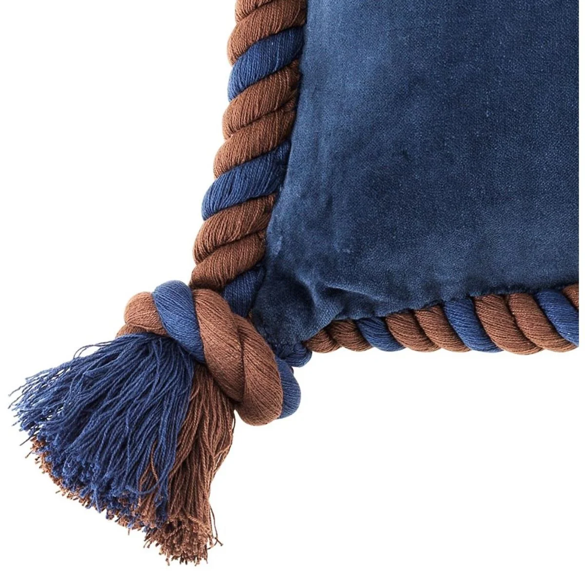 Zierkissen 3er Set marine blau - Luxus Wohnzimmer / Hotel Kollektion